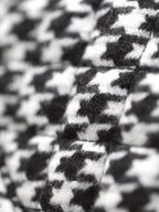 cc 24a nano 19cm kelly shopper bag black white tweed
