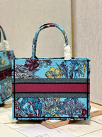 CD Elephant Blue Book Tote 36cm Bag Canvas 336549