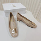 Miss Dior Pump 40mm In Beige Cowhide 111364