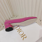Miss Dior Pump 40mm In Deep Pink Cowhide 111366