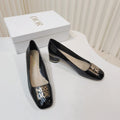Miss Dior Pump 40mm In Glossy Black Cowhide 111368