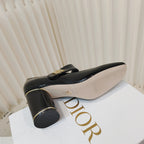 Miss Dior Pump 85mm In Glossy Black Cowhide 111359