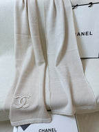 CC Scarf 220 CM In White Cashmere 389886