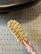 PRA Furry Half-Slipper Beige Suede 478566