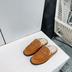 CD Boy Mule Brown Orange Suede