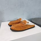 CD Boy Mule Brown Orange Suede