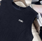 Miu Miu Vest Dress Black Wool