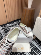 CD Walk'n'Dior Platform Sneaker Pale Pink Miss Canvas