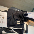 CC Scarf 200 CM In Black Wool Cashmere 401978
