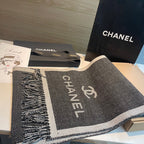 CC Scarf 200 CM In Grey Mix White Wool 403798