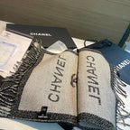 CC Scarf 200 CM In Grey Mix White Wool 403798