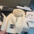 CC Scarf 200 CM In White Cashmere 405174