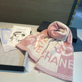 CC Scarf 180 CM In White Mix Pink Cashmere 416940