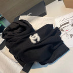 CC Scarf 200 CM In Black Cashmere 424663