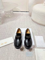 CD Boy Platform Loafer In Black Cowhide 988788