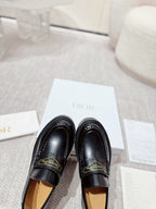 CD Boy Platform Loafer In Black Cowhide 988788