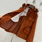 LP 25 Jacket Brown Suede Lambskin 314085