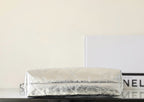25C Hobo 22 Bag 35cm Silver Metalic Lambskin