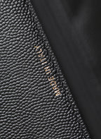 CC 25C Top Handle 18cm Black Grained Calfskin