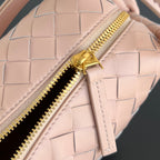 BV Loop Top Handle 19cm Pastel Pink Lambskin