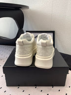 CC Sneaker In White Cowhide 147103