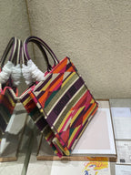 CD Electrical Rainbow Book Tote Bag Canvas 336540