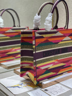 CD Electrical Rainbow Book Tote Bag Canvas 336540