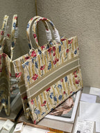 CD Hibiscus Book Tote 42cm Bag Canvas 336576
