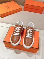 HM 25ss Sneakers Brown Cowhide 577535
