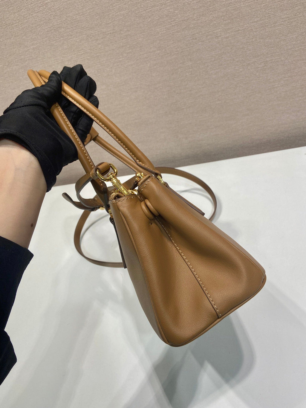 PRA New killer bag brown calfskin 326426
