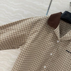 Miu Miu Short Shirt Brown Cotton