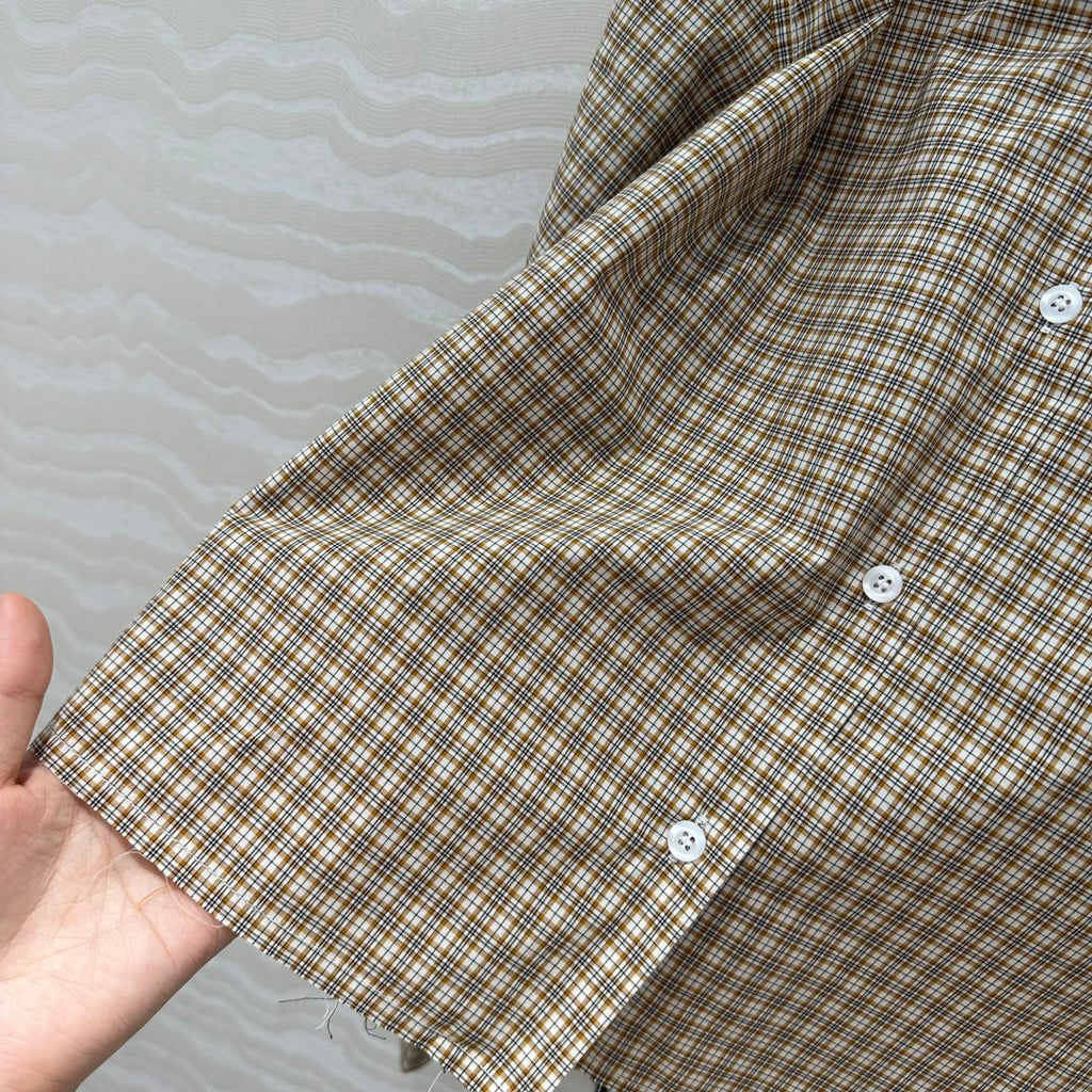 Miu Miu Short Shirt Brown Cotton