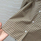 Miu Miu Short Shirt Brown Cotton