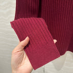 Miu Miu Polo Collar Sweater Red Cashmere