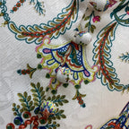 Zimmerman Midi Dress Beige Embroidered with Floral Patterns Cotton 226185