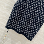 LV 25 T Shirt Black Cotton Cashmere