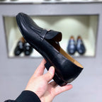 HM Men's Loafer Black Calfskin 539688