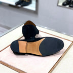 HM Men's Loafer Black Suede 539689