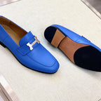 HM Men's Paris Loafer Cobalt Calfskin 539694