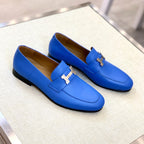 HM Men's Paris Loafer Cobalt Calfskin 539694