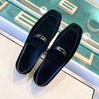 HM Men's Loafer Navy Blue Suede 539736