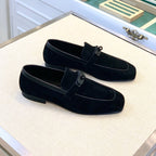 HM Men's Loafer Navy Blue Suede 539736