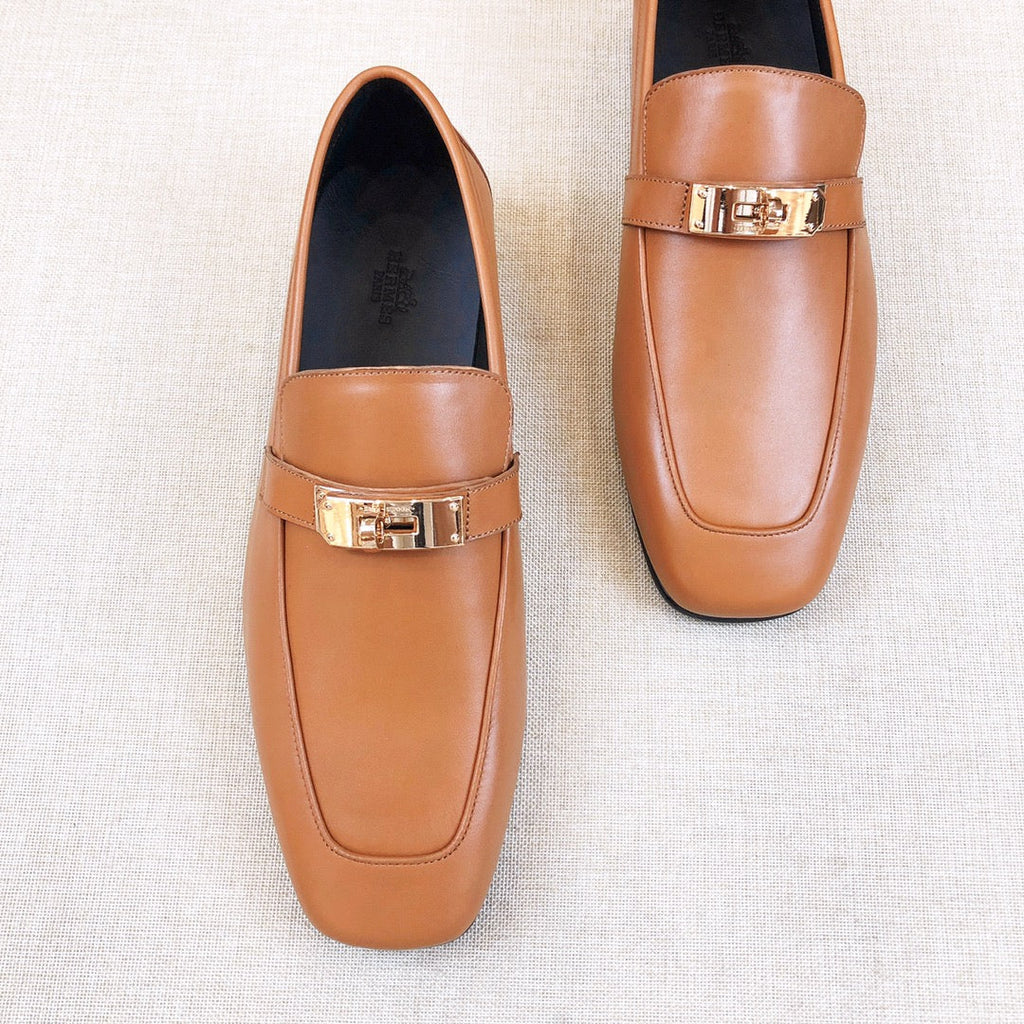 HM Men's Loafer Brown Calfskin 539737