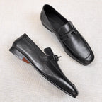 HM Men's Loafer Black Calfskin 539740