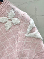LV Flower T Shirt Pink  Polyamide Wool