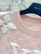 LV Flower T Shirt Pink  Polyamide Wool