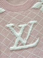 LV Flower T Shirt Pink  Polyamide Wool
