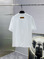 LV WHITE COTTON T-SHIRT COLORFUL LOGO 238820