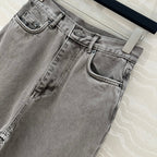 CD Straight Jeans Gray cotton