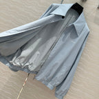 Prada Old Cadre Jacket Blue Cotton
